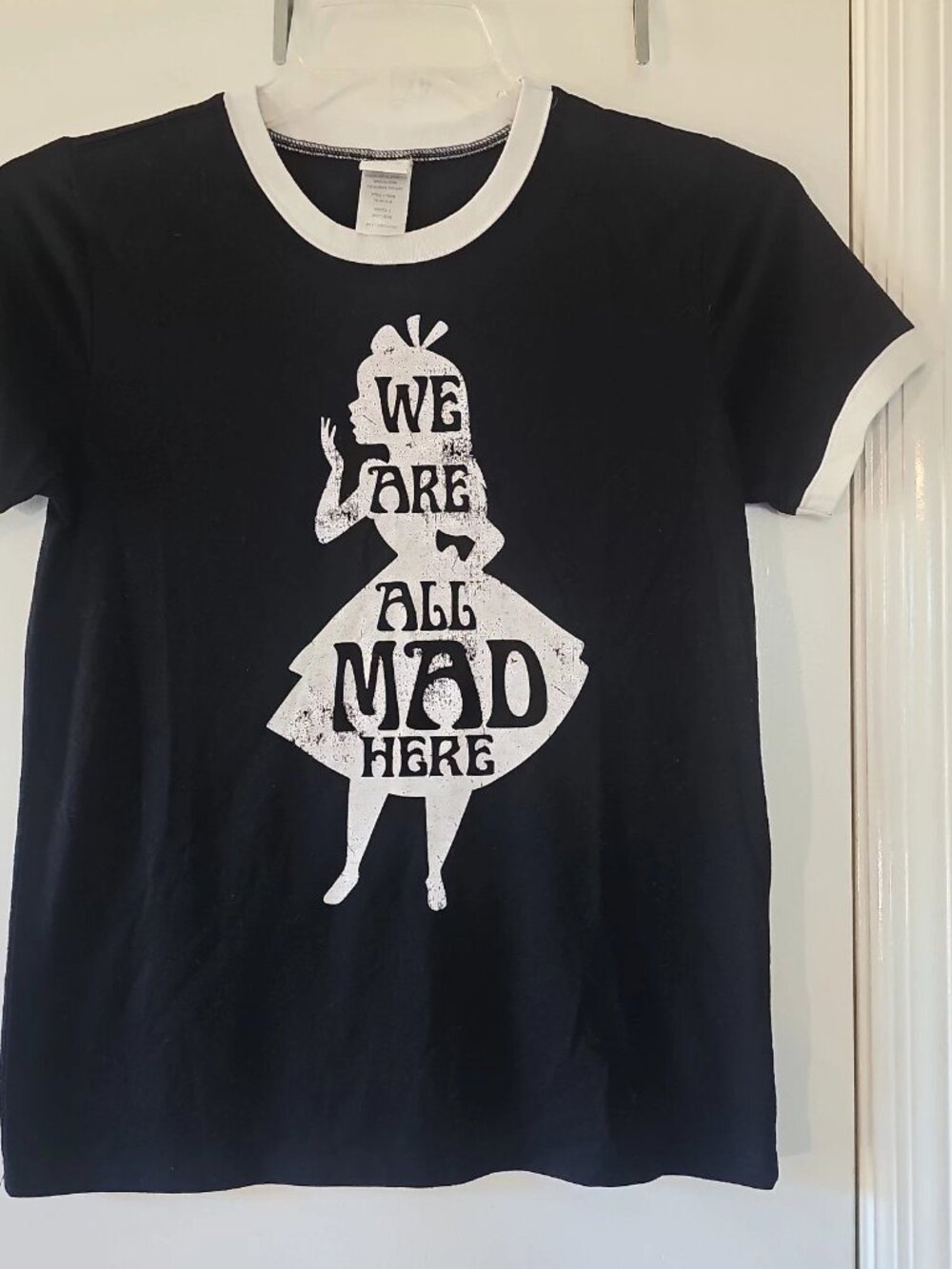 Women's Disney Alice In Wonderland "We Are All Mad Here" T-Shirt-Size: Large
